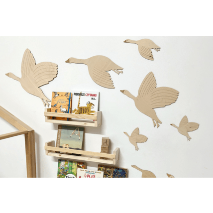 Avis Décoration murale - Ensemble d'oies en bois Mon Lit Cabane 3