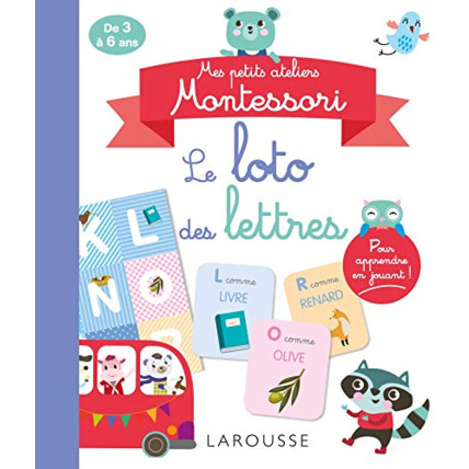 Avis Mes petits ateliers MONTESSORI - Le loto des lettres et des sons LAROUSSE 1