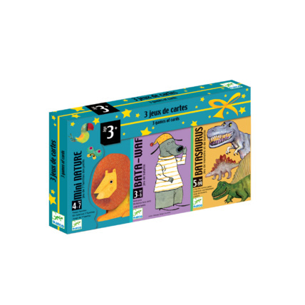 Avis Coffret 3 jeux Batawaf Mini Nature Batasaurus DJECO 1