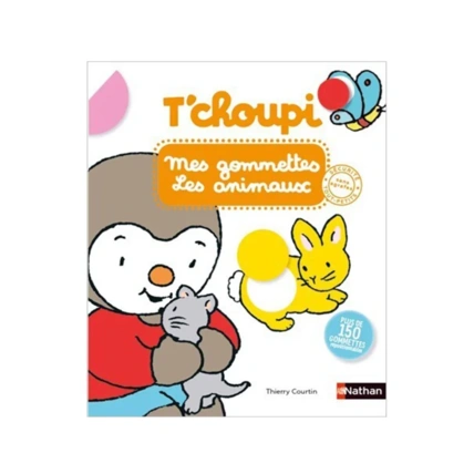 Avis Livre T'choupi Mes gommettes les animaux NATHAN 1