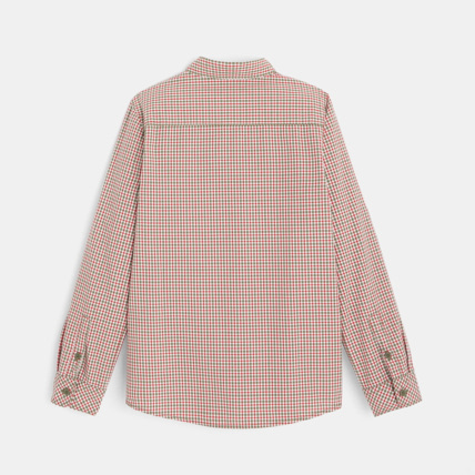 Avis Chemise à carreaux rouge garçon OKAIDI 2
