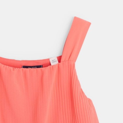 Avis Robe plissée à bretelles rose fille OKAIDI 4