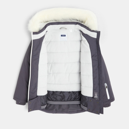 Avis Blouson de ski à capuche gris fille OKAIDI 3