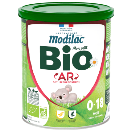 Avis Lait Bio AR (0-18 mois) Modilac 1