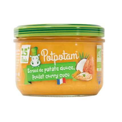 Avis Écrasé de patate douce, poulet curry coco POTPOTAM 1