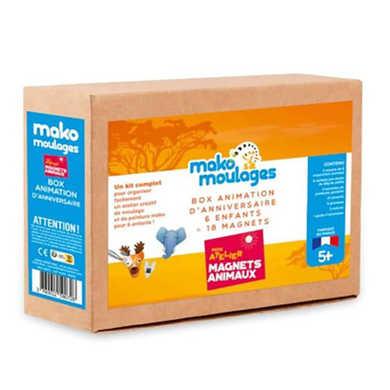 Avis Box Anniversaire - Magnets animaux Mako Moulages 1