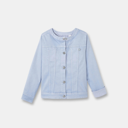 Avis Veste en toile bleu fille OKAIDI 1