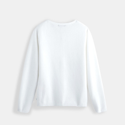 Avis Gilet boutonné blanc fille OKAIDI 2