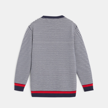 Avis Pull marin rayé bleu garçon OKAIDI 3