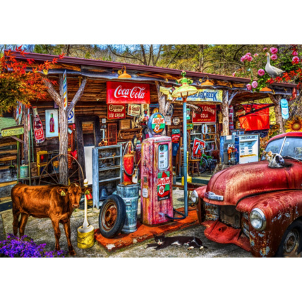 Avis Puzzle On the Back Roads in the Country BLUEBIRD PUZZLE 1