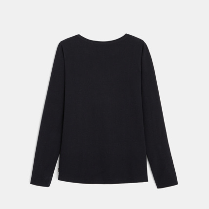 Avis T-shirt coton bio stretch à étoile dorée noir fille OKAIDI 4
