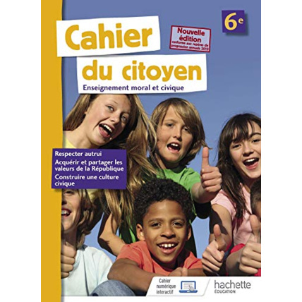 Avis Cahier du citoyen 6e - éd. 2019 Hachette Éducation 1