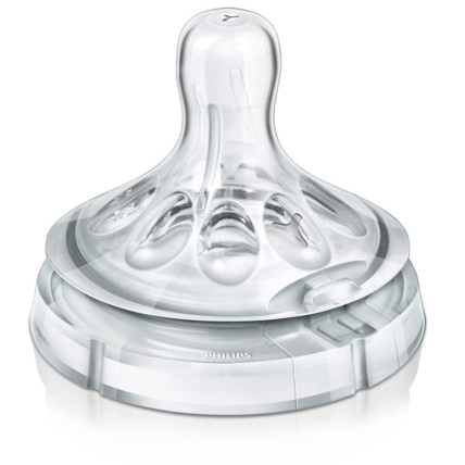 Avis Tétine silicone 3 trous Natural, débit nouveau-né Philips Avent 1