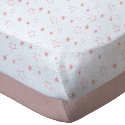 Avis Lot de 2 draps housses en coton Babycalin 8
