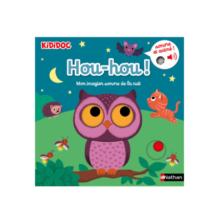 Avis Livre Hou-Hou ! Mon imagier sonore de la nuit NATHAN 1
