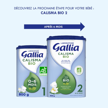 Avis Lait infantile Calisma en poudre 1er âge BIO Laboratoire Gallia 2