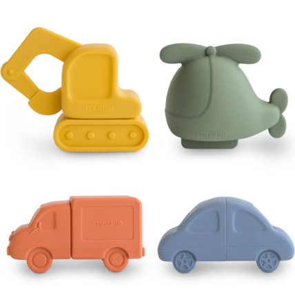Avis Lot de 4 jouets de bain Vehicules MUSHIE 1