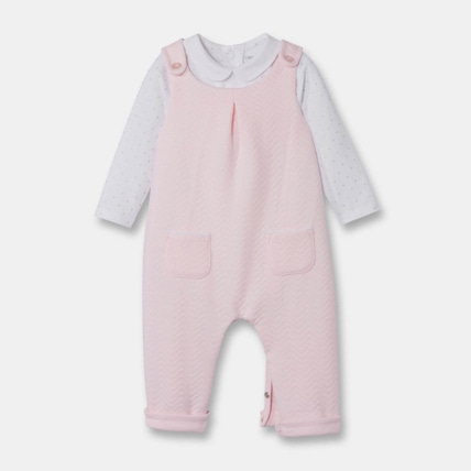 Avis Ensemble salopette maille bébé fille OBAÏBI 1