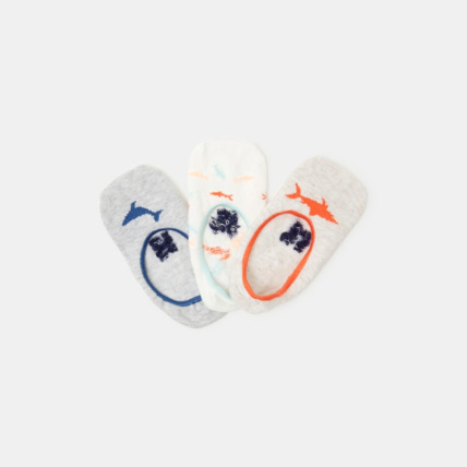 Avis Chaussettes invisibles fantaisie (lot de 3) bleues garçon OKAIDI 2