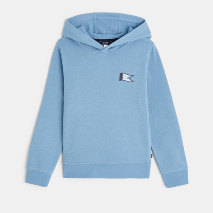 Avis Sweat-shirt à capuche bleu garçon OKAIDI 1