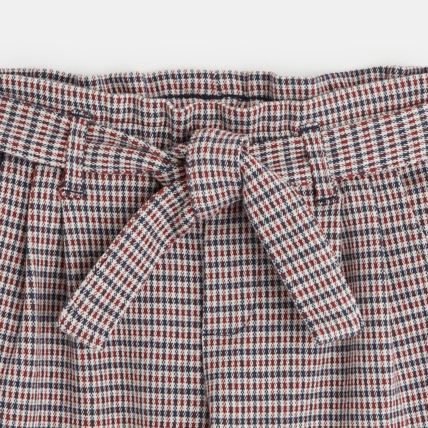Avis Pantalon à taille haute ceinturée rouge fille OKAIDI 3
