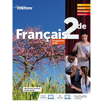 Avis L'écume des lettres 2nde - Livre élève - éd. 2019 Hachette Éducation 1