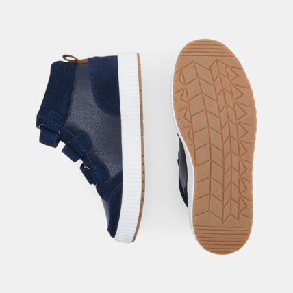 Avis Baskets mix matière à scratchs bleues garçon OKAIDI 3
