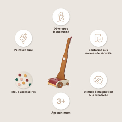 Avis Jouet Aspirateur Noyer Petite Amélie 3