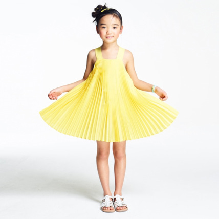 Avis Robe plissée soleil jaune fille OKAIDI 4