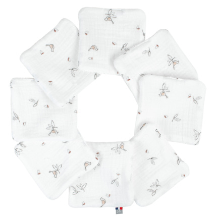 Avis Lingettes bébé lavables 8 pièces, Melody Sevira Kids 1