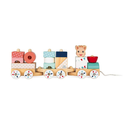 Avis Train Sophie la girafe en bois VULLI 2