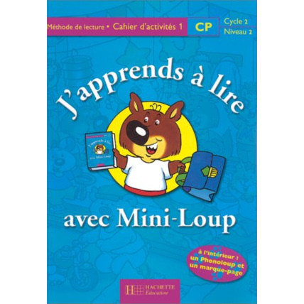 Avis J'apprends à lire avec Mini-Loup, CP. Cahier d'activités, numéro 1 Hachette Éducation 1