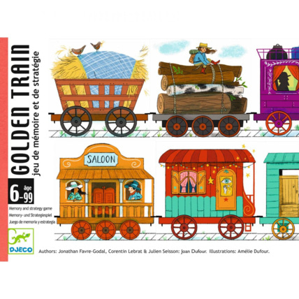 Avis Jeu de mémoire Golden Train DJECO 1