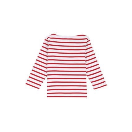 Avis Marinière "Loctudy" Kids - coton - Blanc/Braise ARMOR-LUX 3