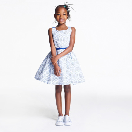 Avis Robe sans manches bleue fille OKAIDI 4