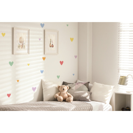 Avis Stickers cœurs colorés Mon Lit Cabane 1