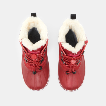 Avis Bottes de neige fourrées à lacets roses fille OKAIDI 2