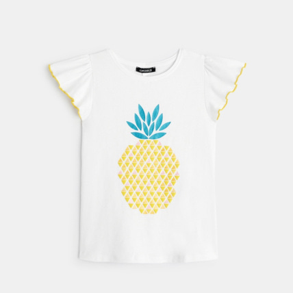 Tee shirt jaune fille cheap