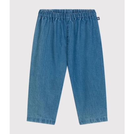 Avis Pantalon en denim léger bébé denim clair Petit Bateau 1