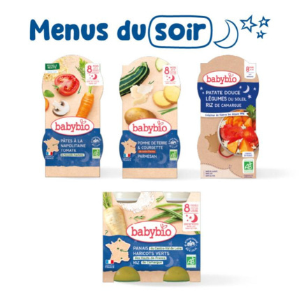 Avis Pack repas bébé soir 8 mois Babybio 1