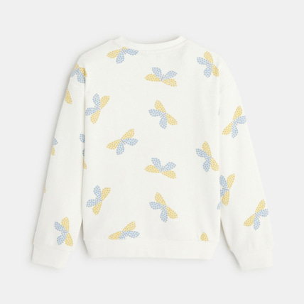 Avis Sweat-shirt motif papillon jaune fille OKAIDI 4
