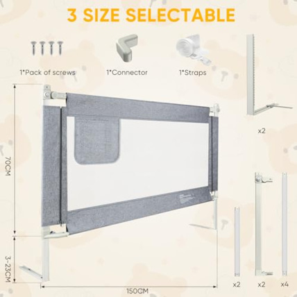 Avis Barrière de lit pour enfant Kidsgigglz 4