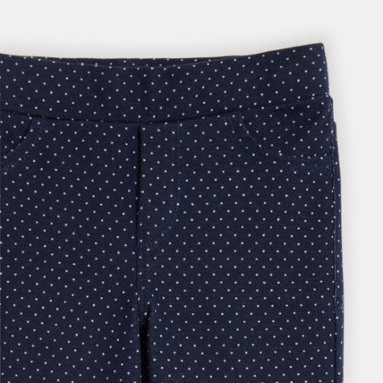 Avis Jegging à pois en jersey milano bleu fille OKAIDI 2