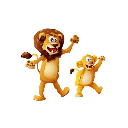 Avis Stickers Lion et lionceau IDZIF 1
