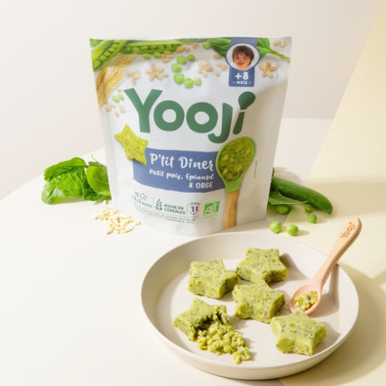 Avis P'tit Dîner : Petit pois, épinard, orge bio Yooji 1