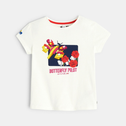 Avis T-shirt à motif LEGO® blanc fille OKAIDI 1