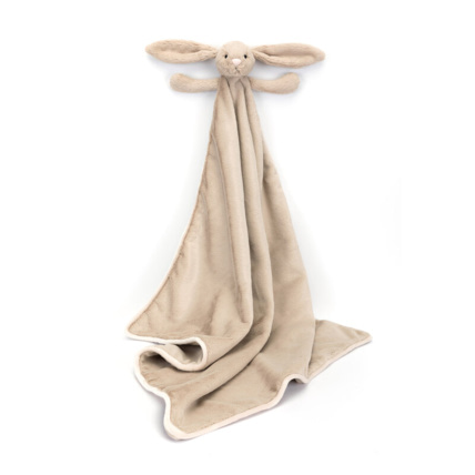 Avis Couverture avec doudou Bashful Bunny Beige Blankie Jellycat 1