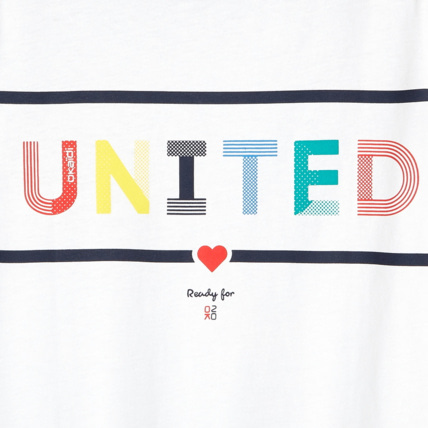 Avis T-shirt des supporteurs blanc fille OKAIDI 2
