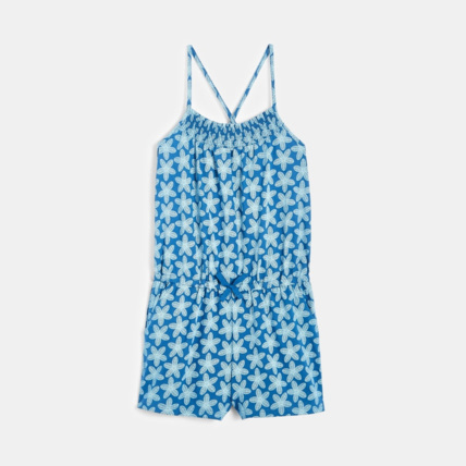Avis Combishort imprimé bleu fille OKAIDI 1