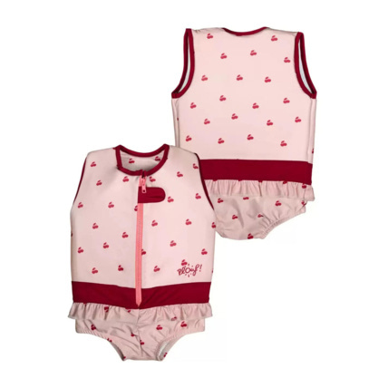 Avis Maillot de bain flottant fille : Cerise Rose poudré PLOUF 1